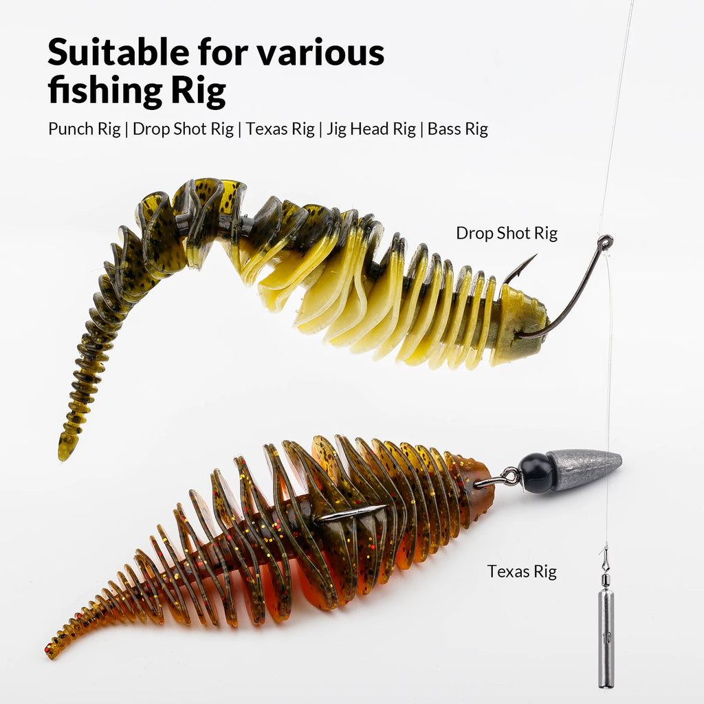 THKFISH Soft Large Grub Lure