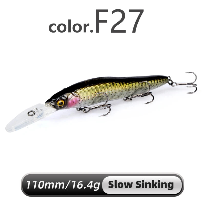 MEREDITH Minnow Slow Sinking Crankbait