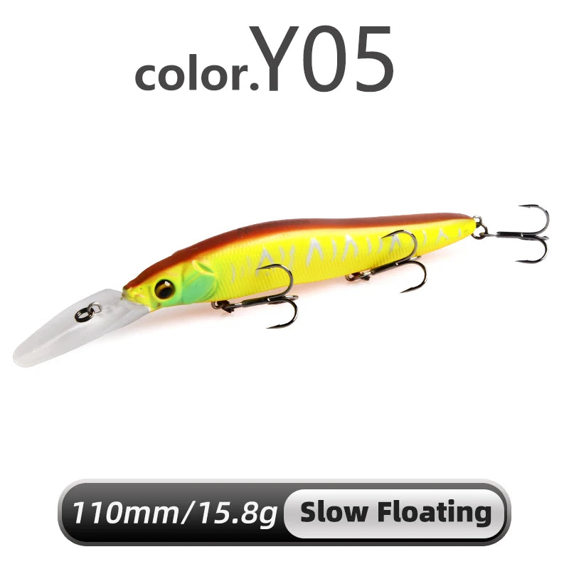 MEREDITH Minnow Slow Sinking Crankbait