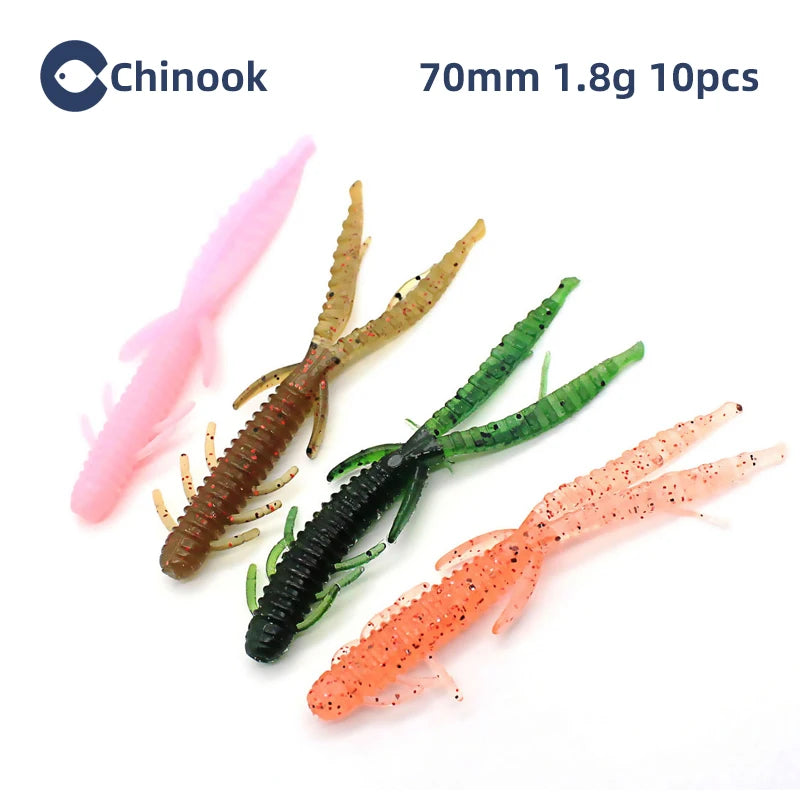 CHINOOK Soft Colorful Craw Lure