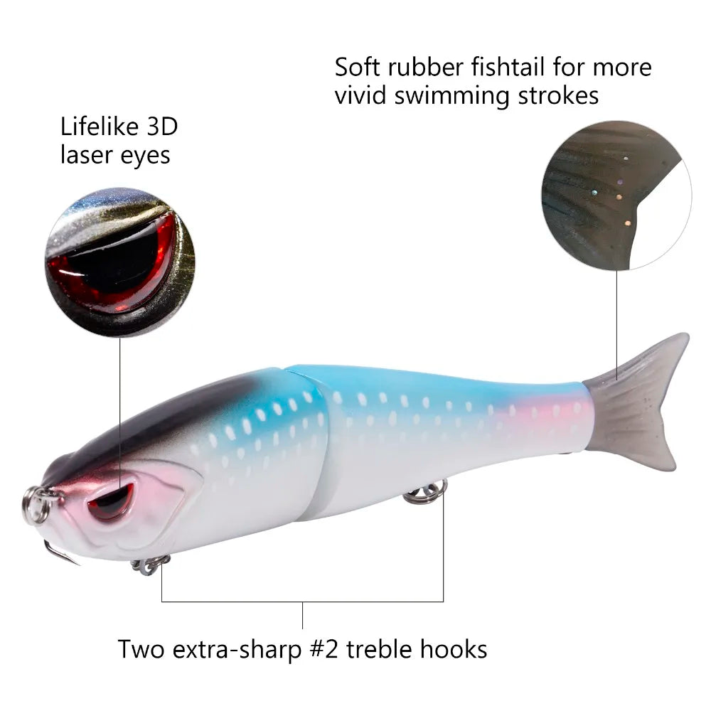 BASSDASH Hard Sinking Swimbait