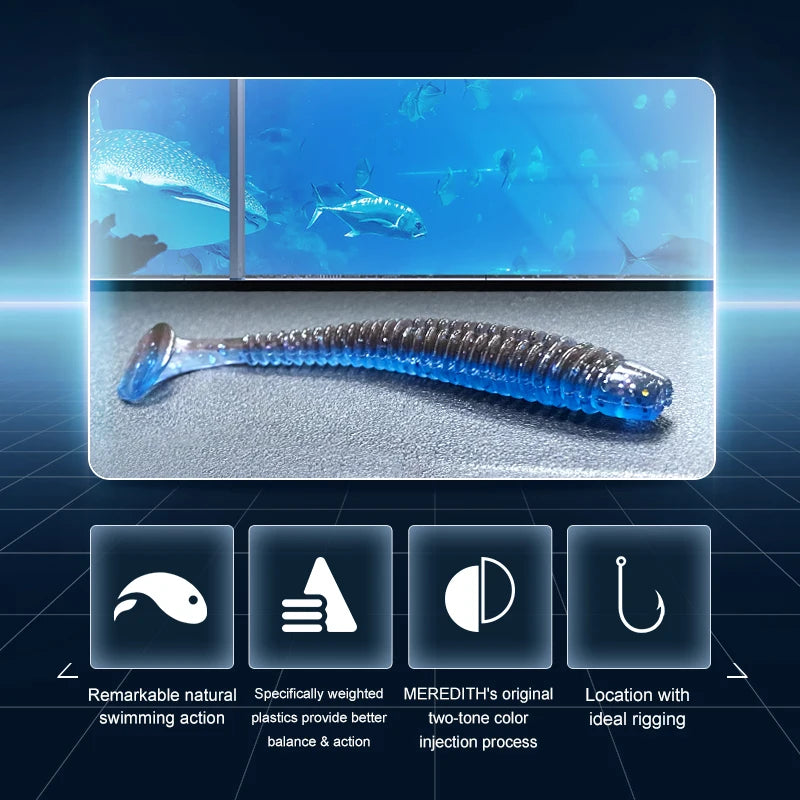 MEREDITH Swing Impact Classic Soft Swimbait 20pcs