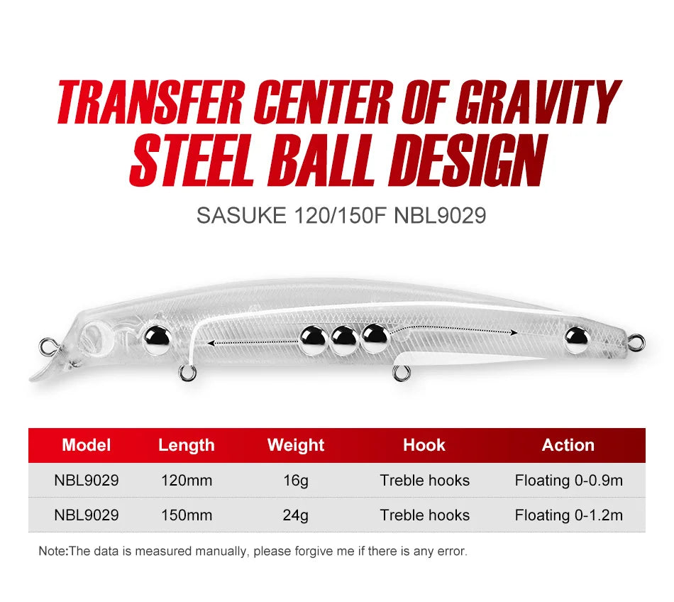 NOEBY Minnow Jerkbait