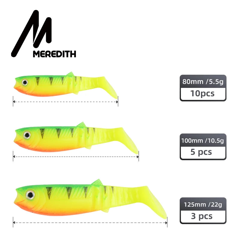MEREDITH Cannibal Realistic Soft Swimbaits