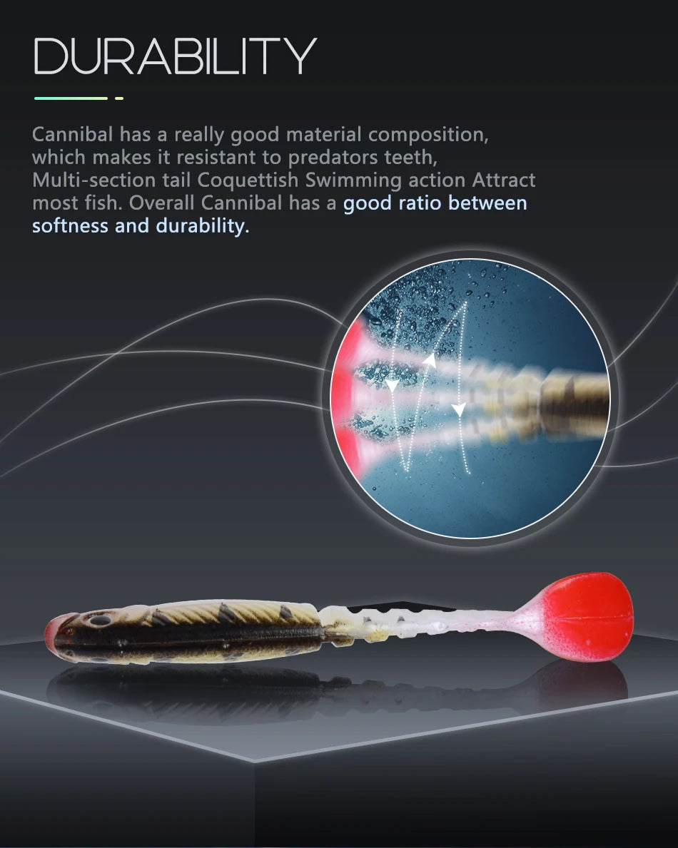 MEREDITH Cannibal Realistic Soft Swimbaits