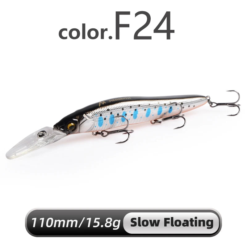 MEREDITH Minnow Slow Sinking Crankbait