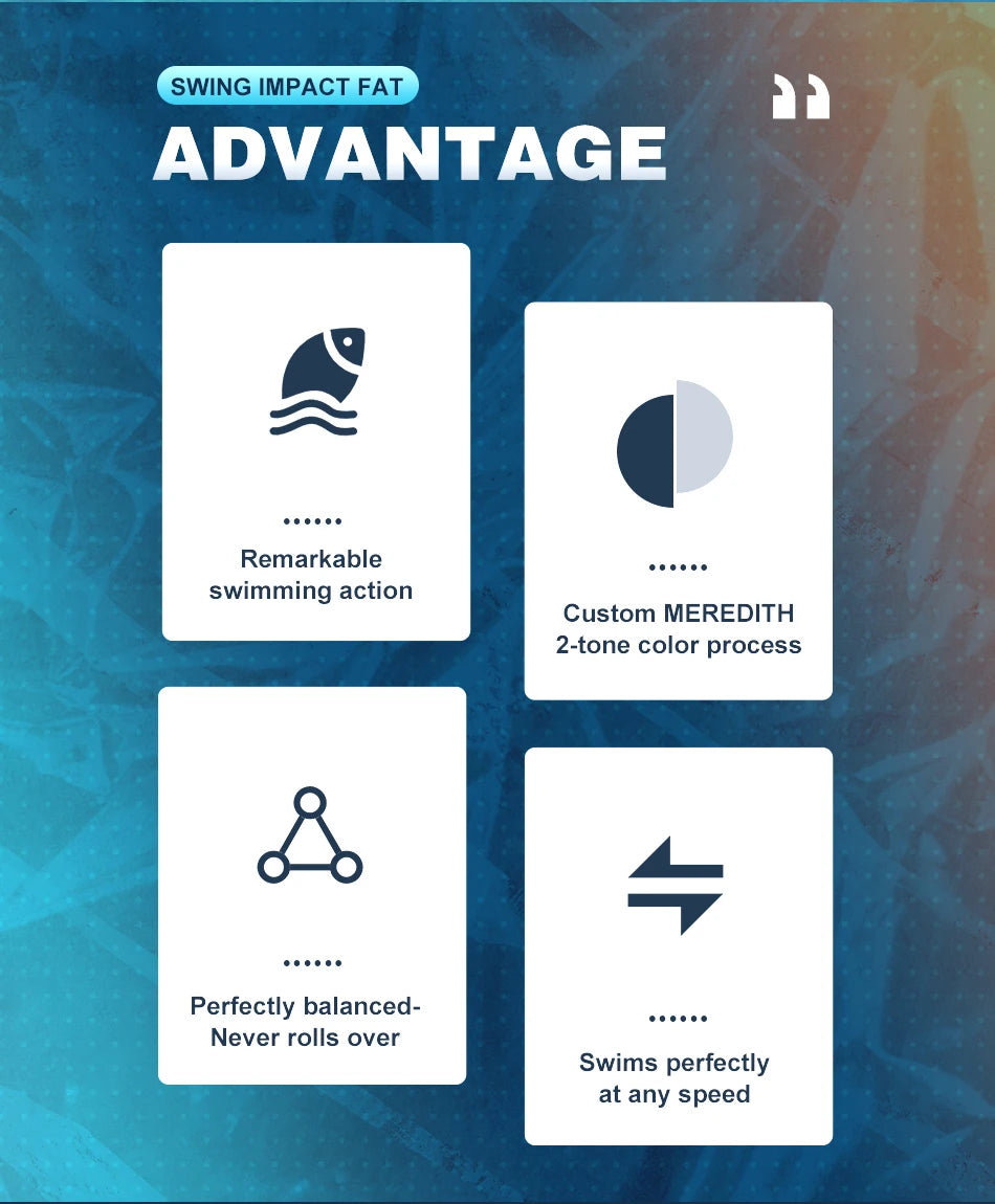 MEREDITH Swing Impact FAT Soft Swimbait