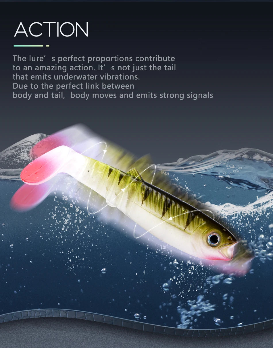 MEREDITH Cannibal Realistic Soft Swimbaits