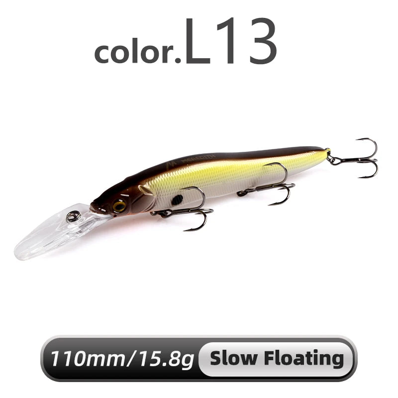 MEREDITH Minnow Slow Sinking Crankbait