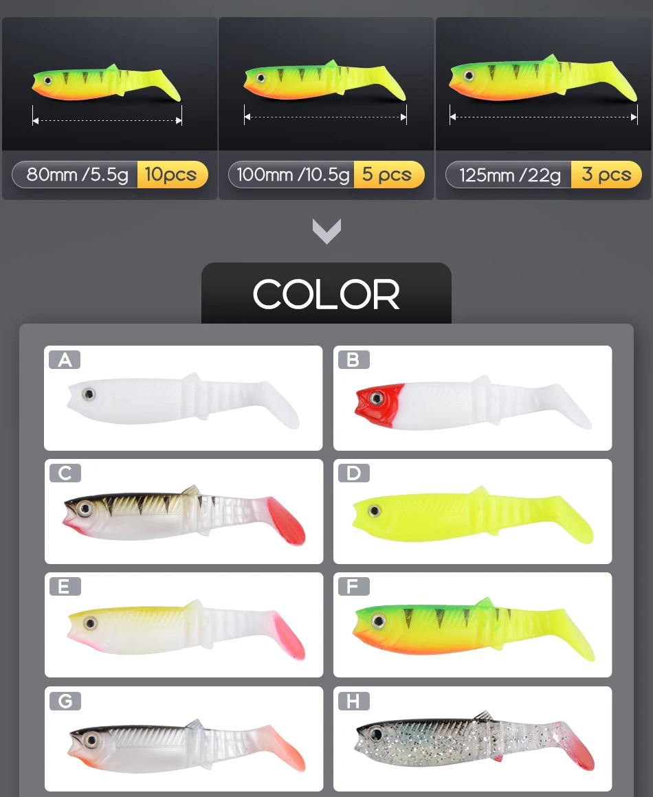 MEREDITH Cannibal Realistic Soft Swimbaits