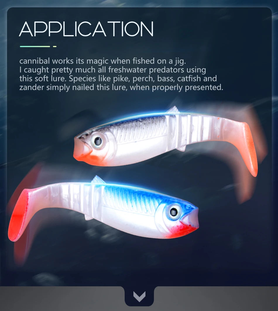 MEREDITH Cannibal Realistic Soft Swimbaits