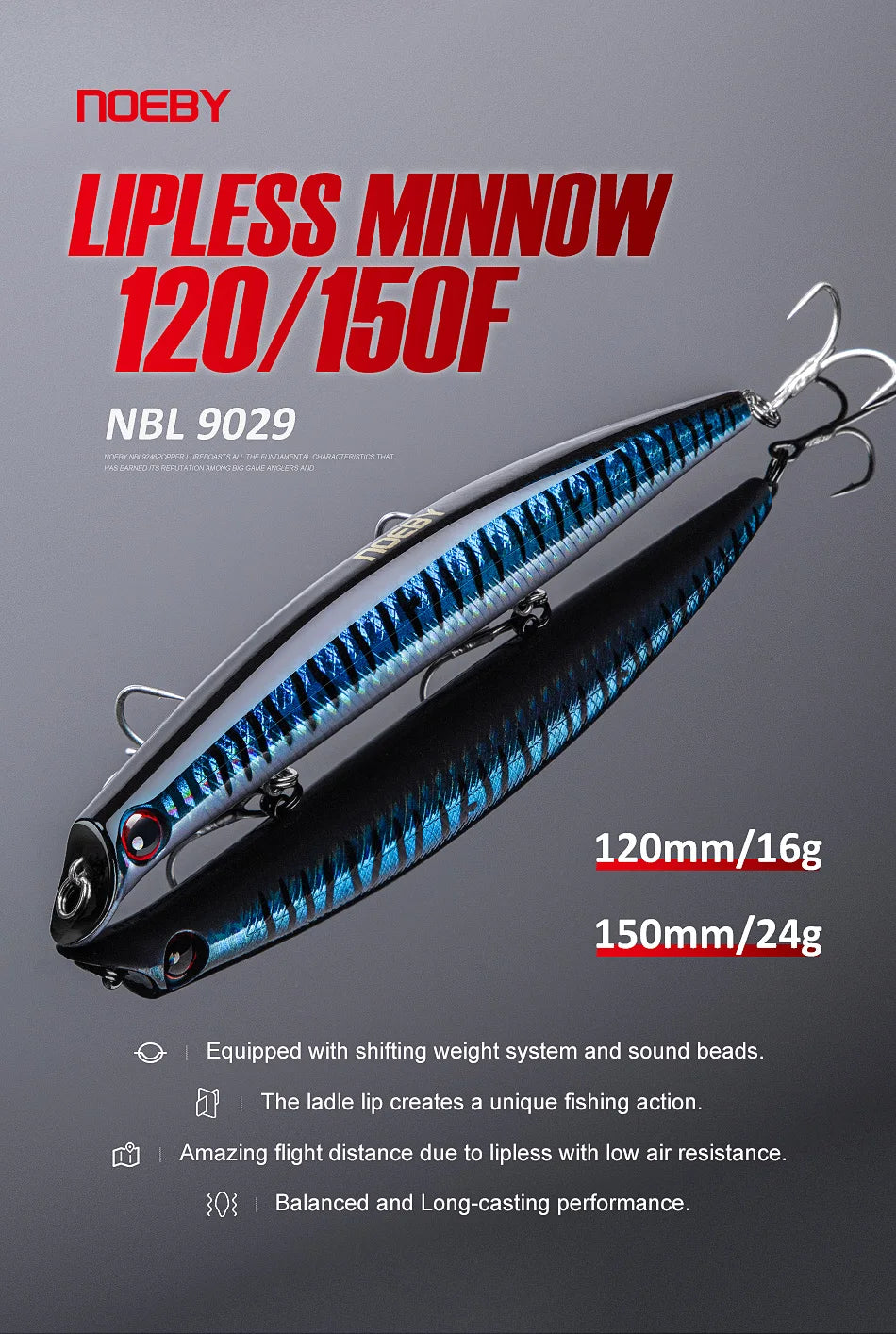 NOEBY Minnow Jerkbait