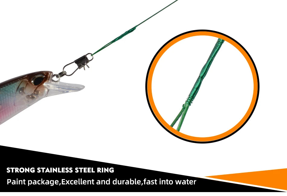 MEREDITH Wire Fishing Line Leaders