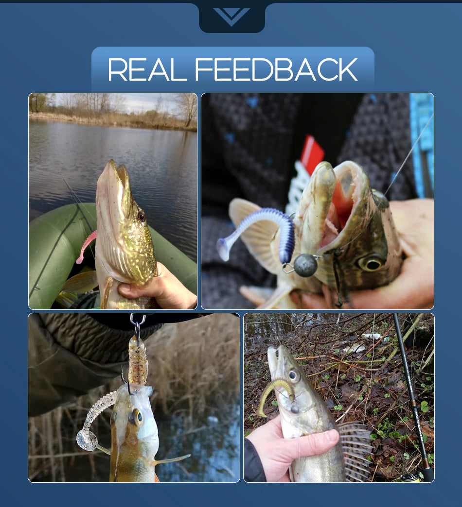 MEREDITH Swing Impact Classic Soft Swimbait 20pcs