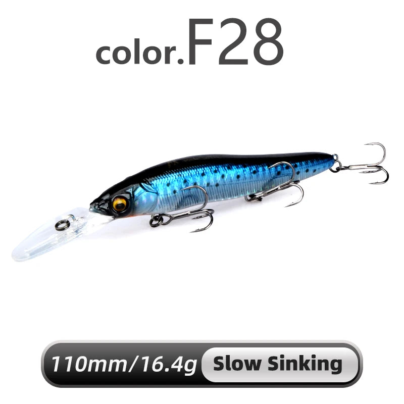 MEREDITH Minnow Slow Sinking Crankbait
