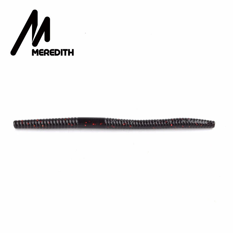 MEREDITH Soft Colored Worm 10pcs
