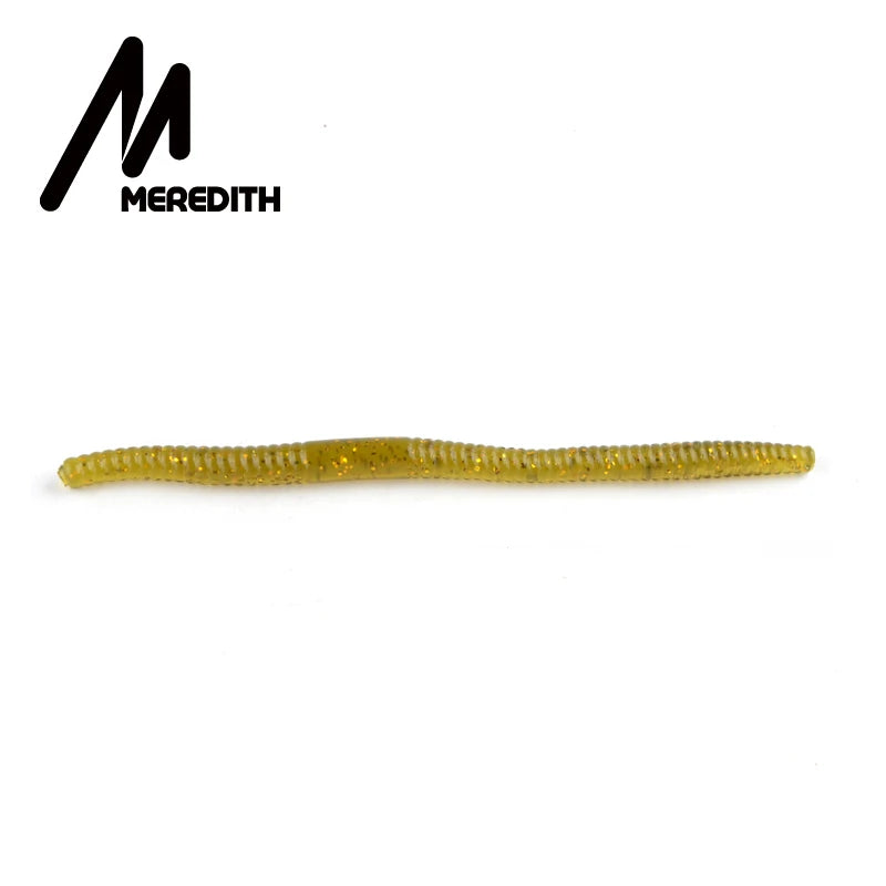 MEREDITH Soft Colored Worm 10pcs