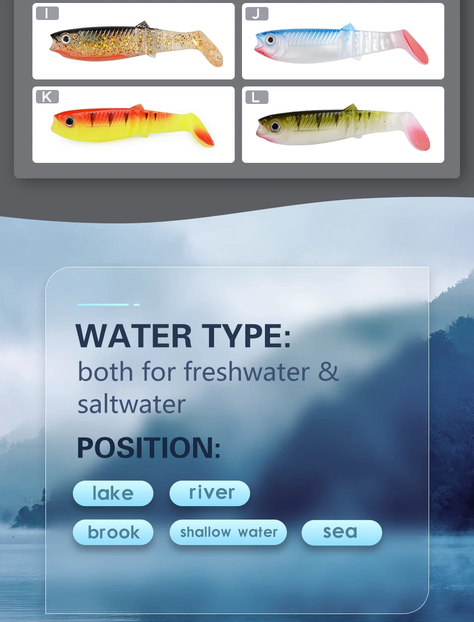 MEREDITH Cannibal Realistic Soft Swimbaits