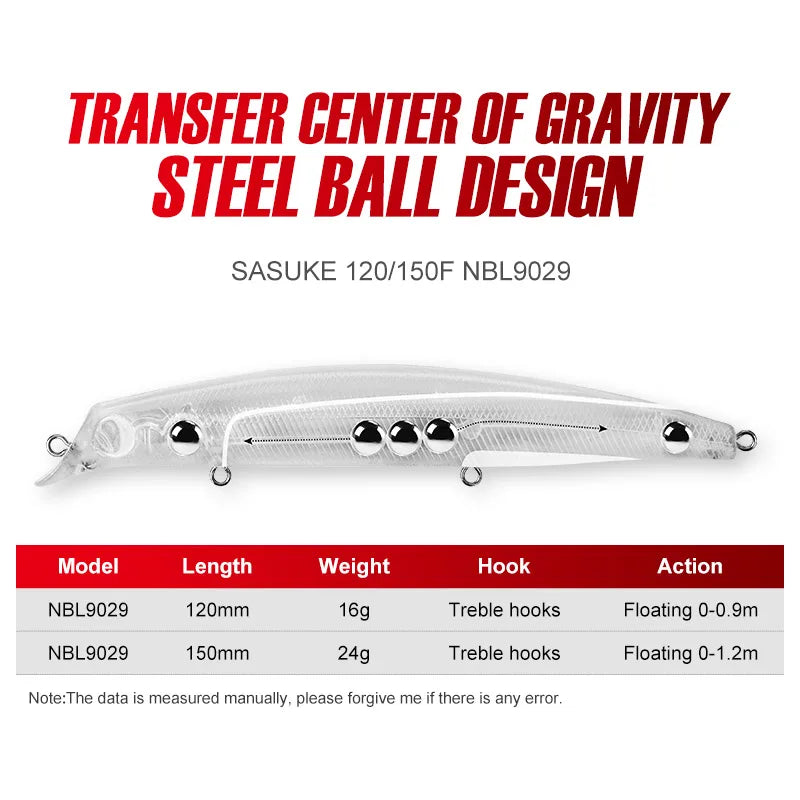 NOEBY Minnow Jerkbait