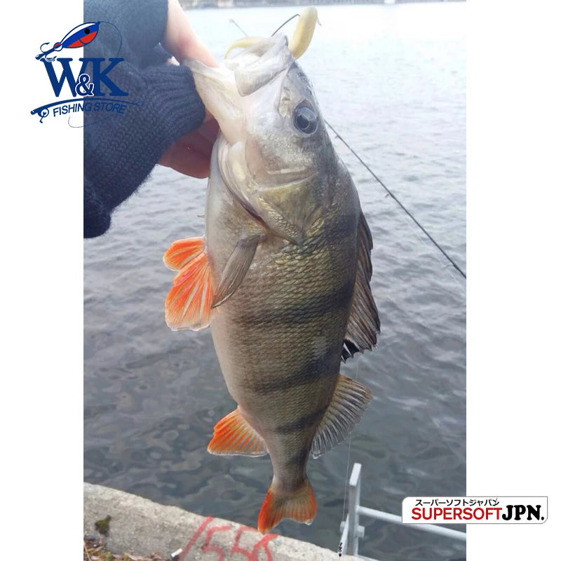 W&K Multicolored Soft Swimbait 10pcs