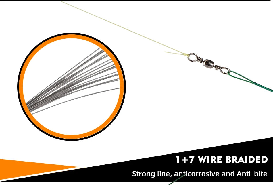 MEREDITH Wire Fishing Line Leaders