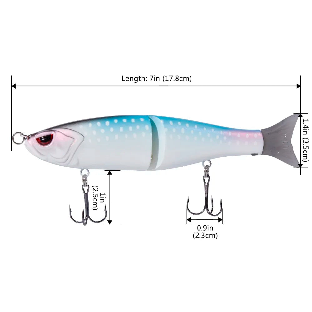 BASSDASH Hard Sinking Swimbait