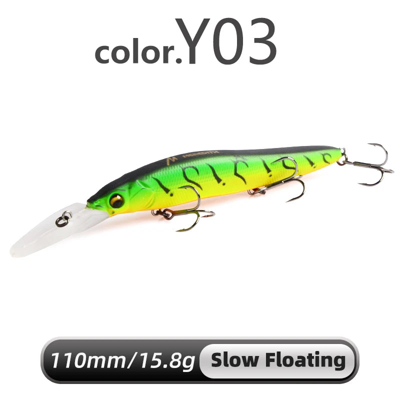 MEREDITH Minnow Slow Sinking Crankbait
