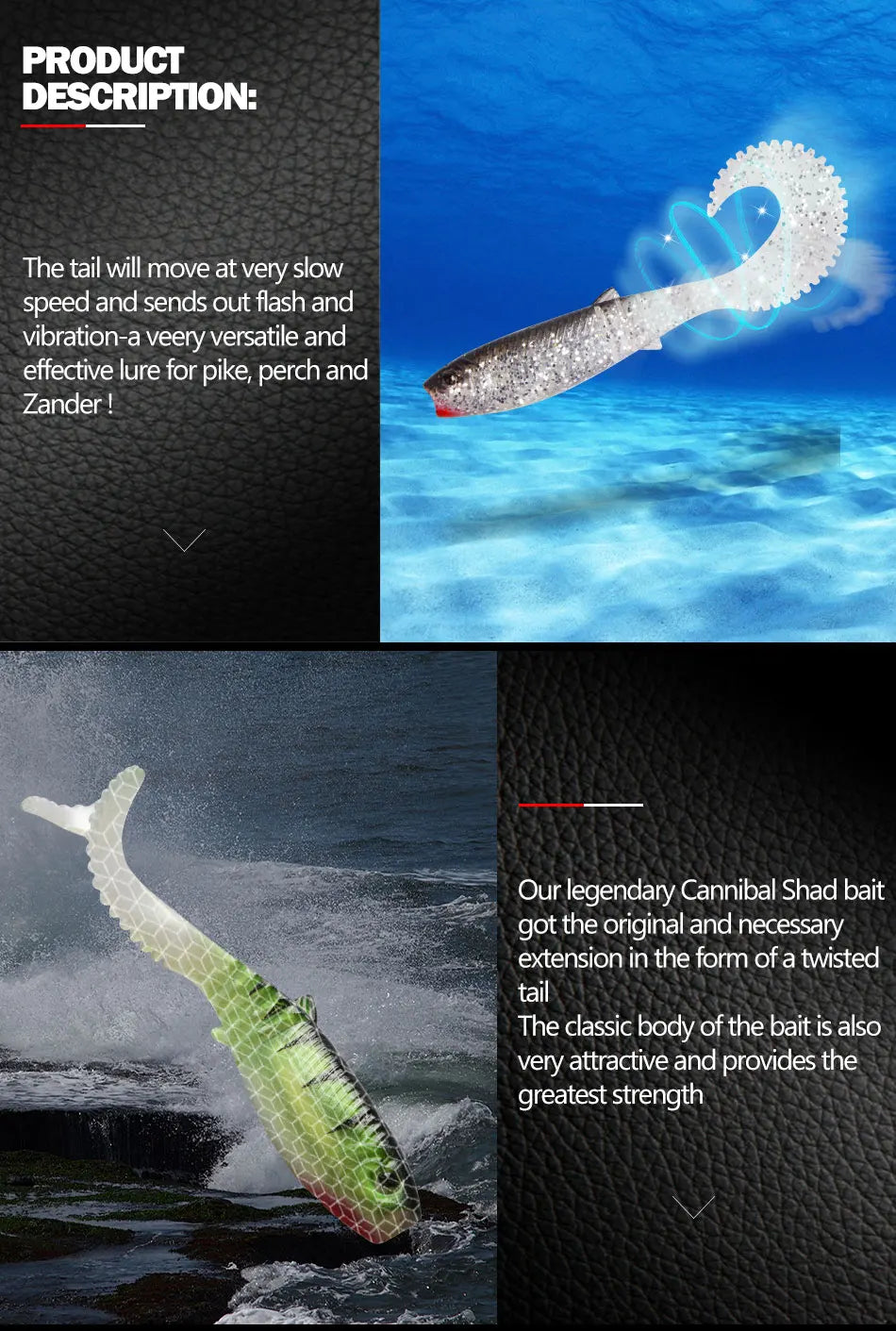 MEREDITH Multicolored Grubs