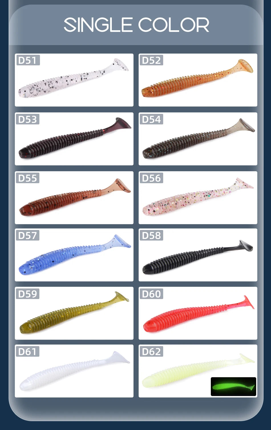 MEREDITH Swing Impact Classic Soft Swimbait 20pcs