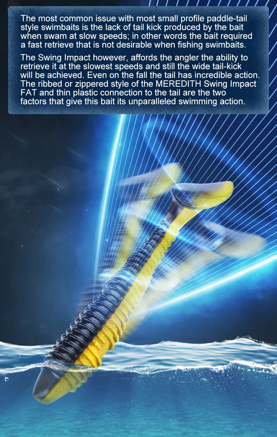 MEREDITH Swing Impact FAT Soft Swimbait