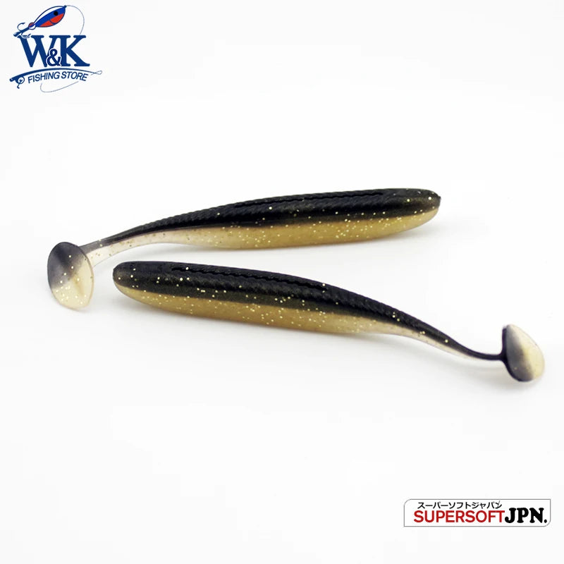 W&K Multicolored Soft Swimbait 10pcs