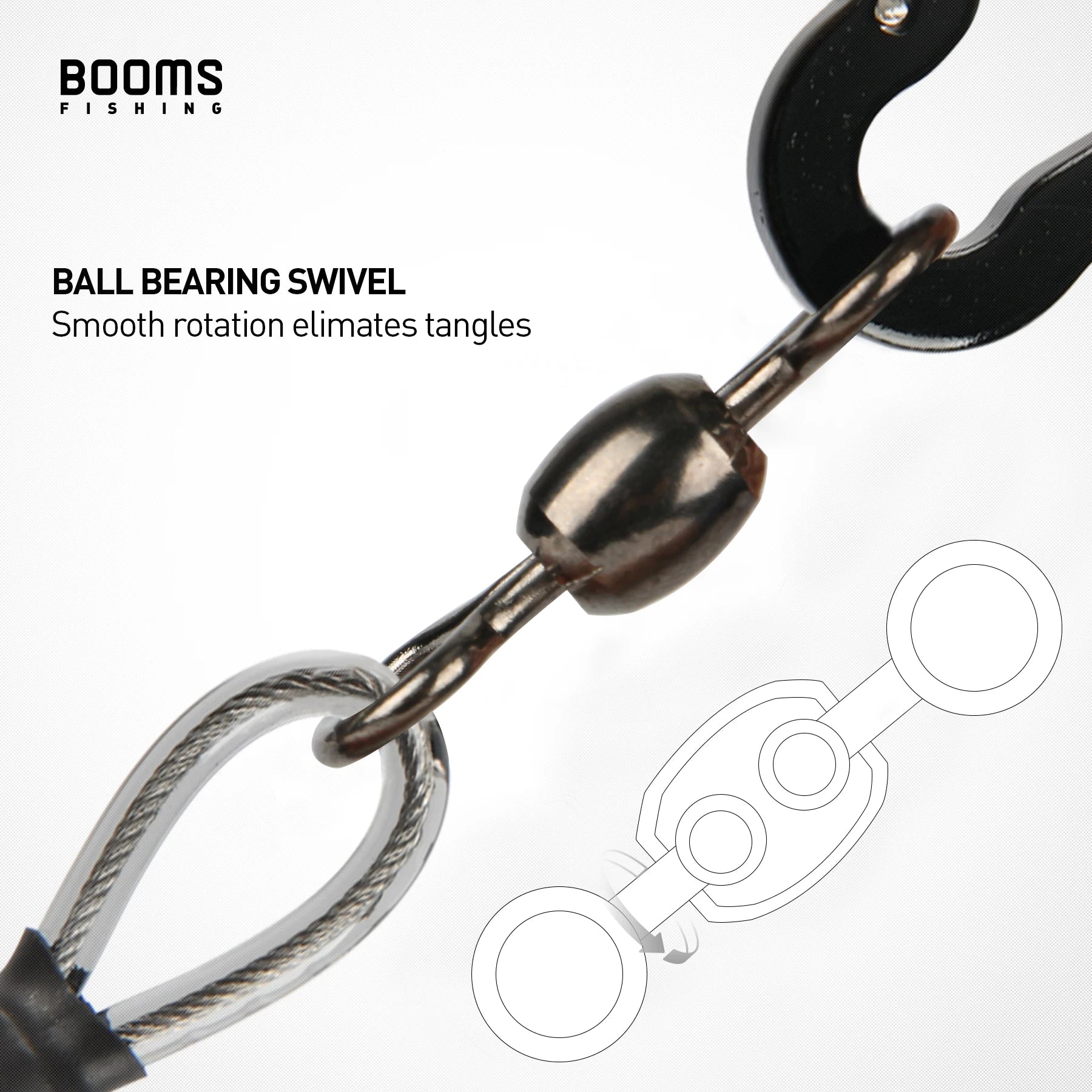 BOOMS FISHING Fishing Rod Leash