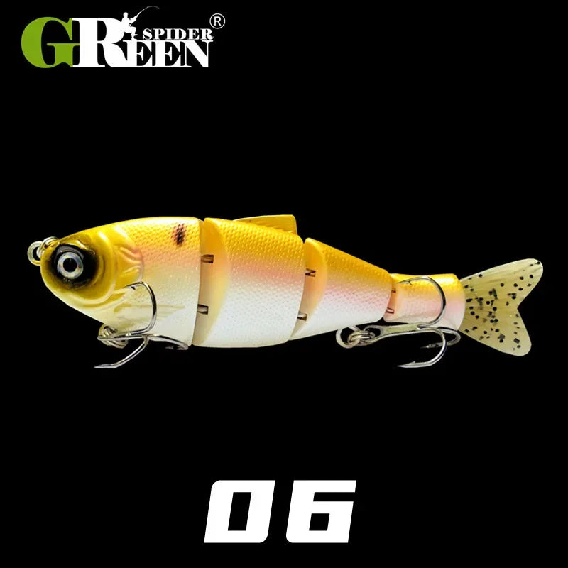 GREENSPIDER Slow-Sinking Hard Swimbait