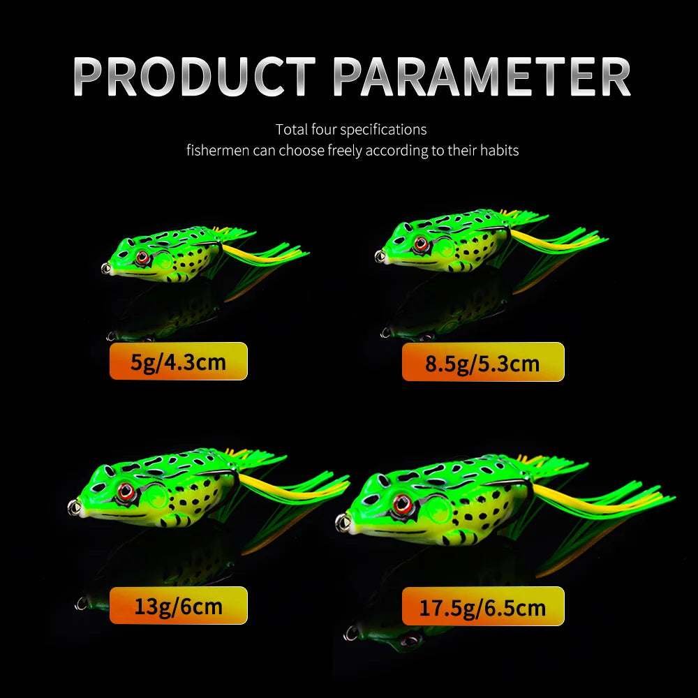 TopWater "Snagless" Frog (2pcs)
