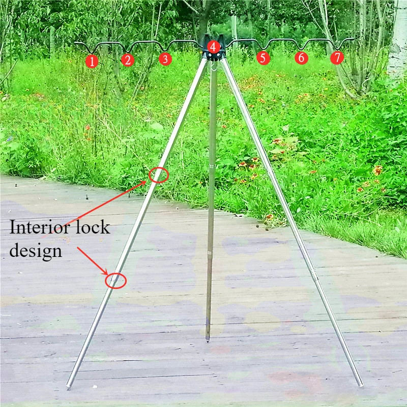 JOOYOO Portable Fishing Rod Stand