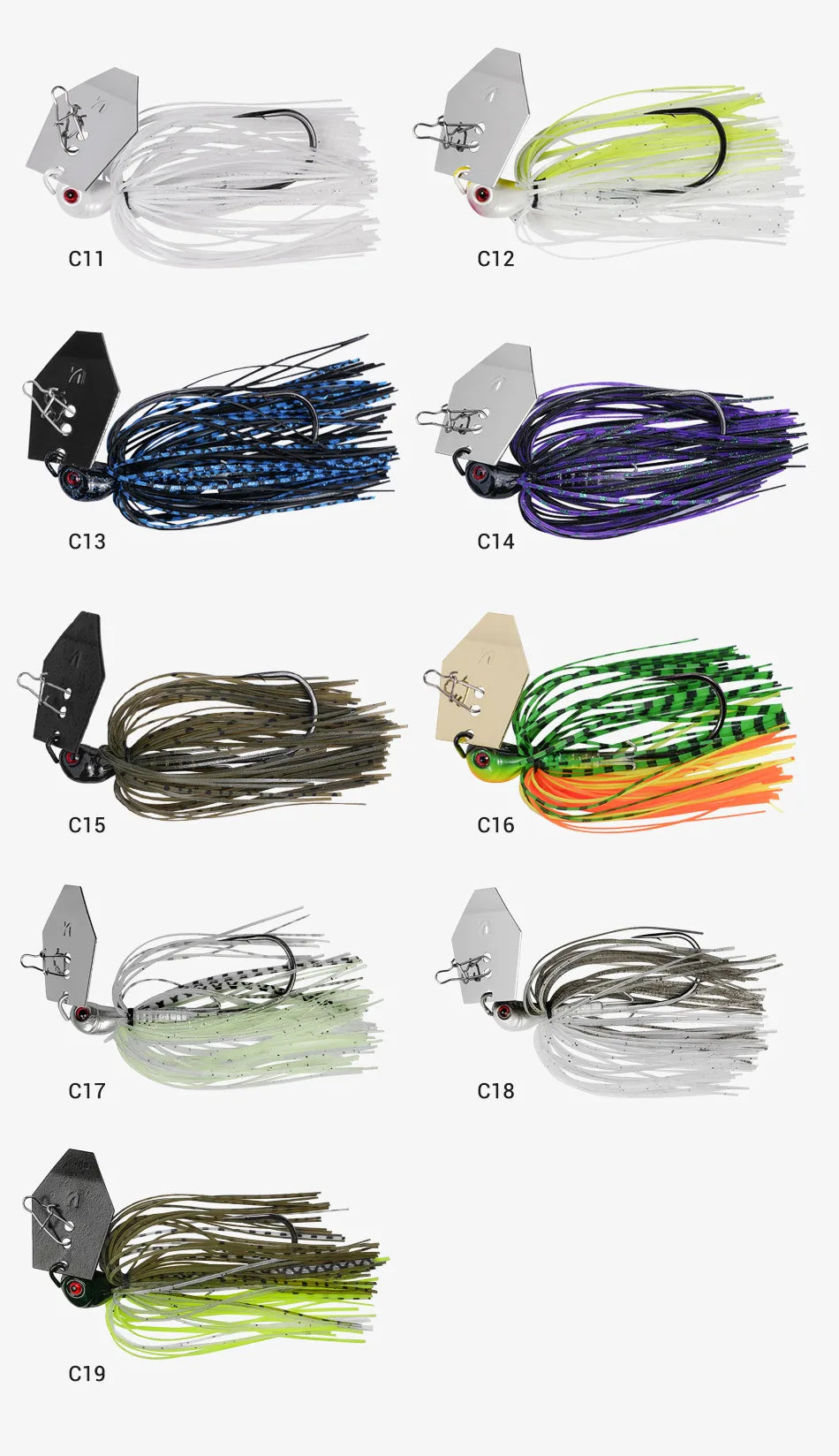 NOEBY Chatterbait Multicolored