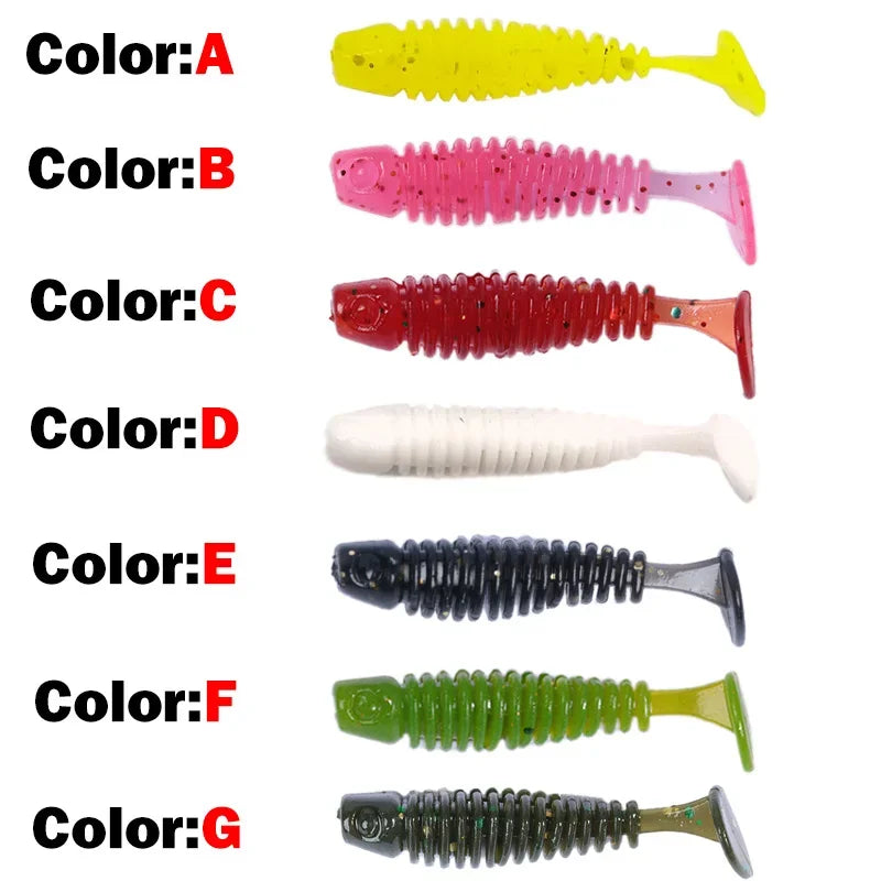 OUTKIT Mini Soft Swimbaits 10pcs