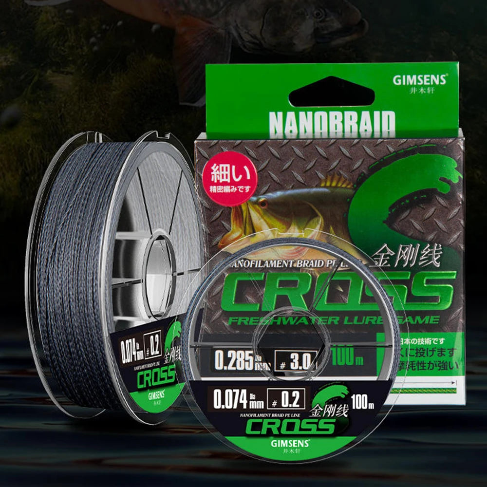 Thorns Line Gray Braided Fishing Line