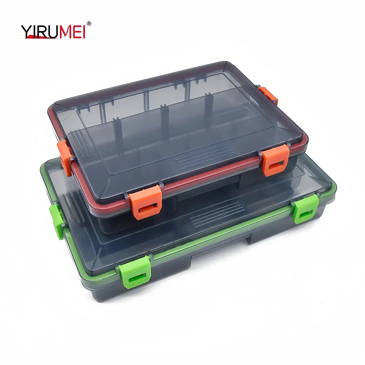 YIRUMEI Orange/Green Tackle Box