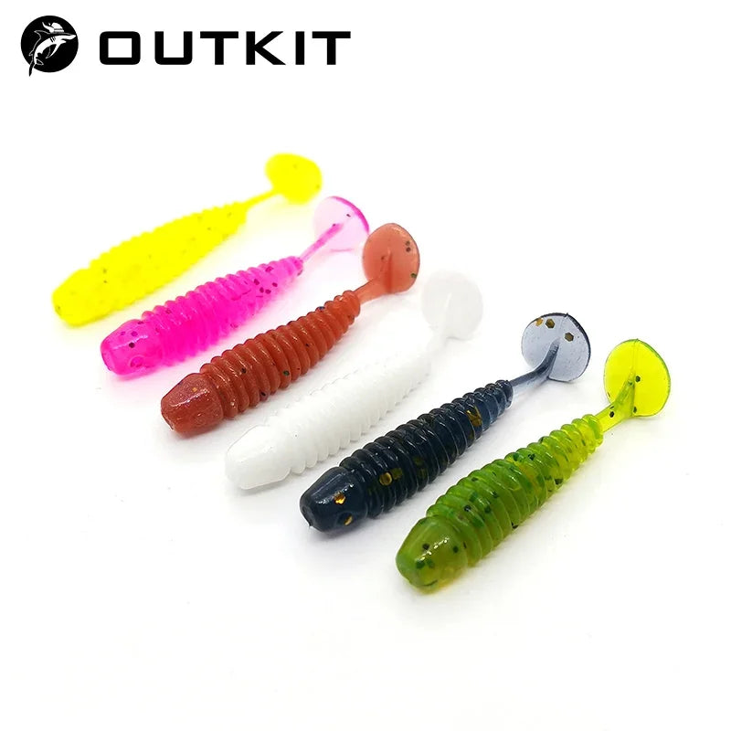 OUTKIT Mini Soft Swimbaits 10pcs