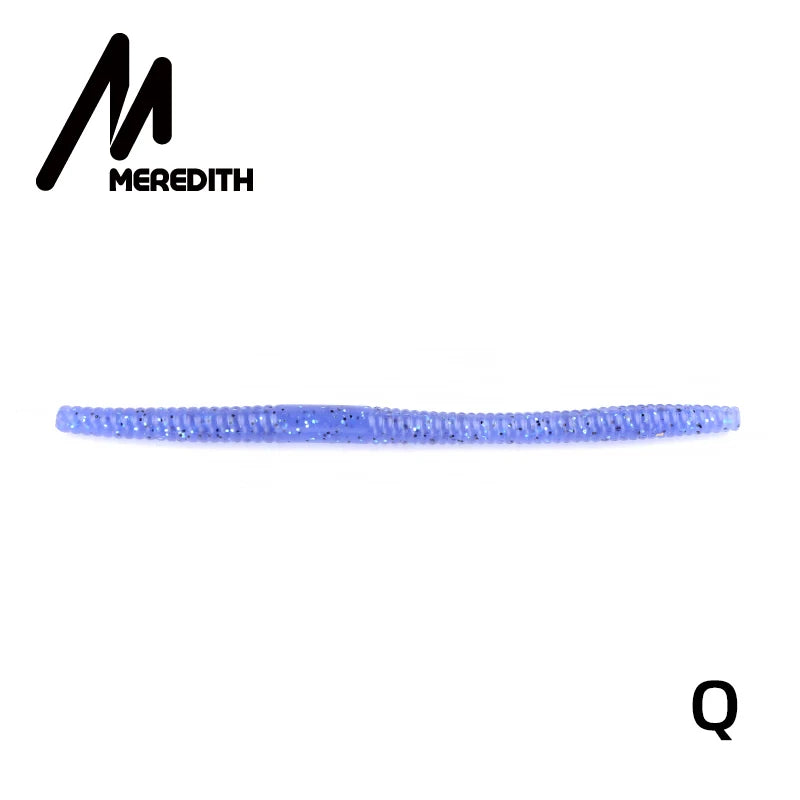 MEREDITH Soft Colored Worm 10pcs
