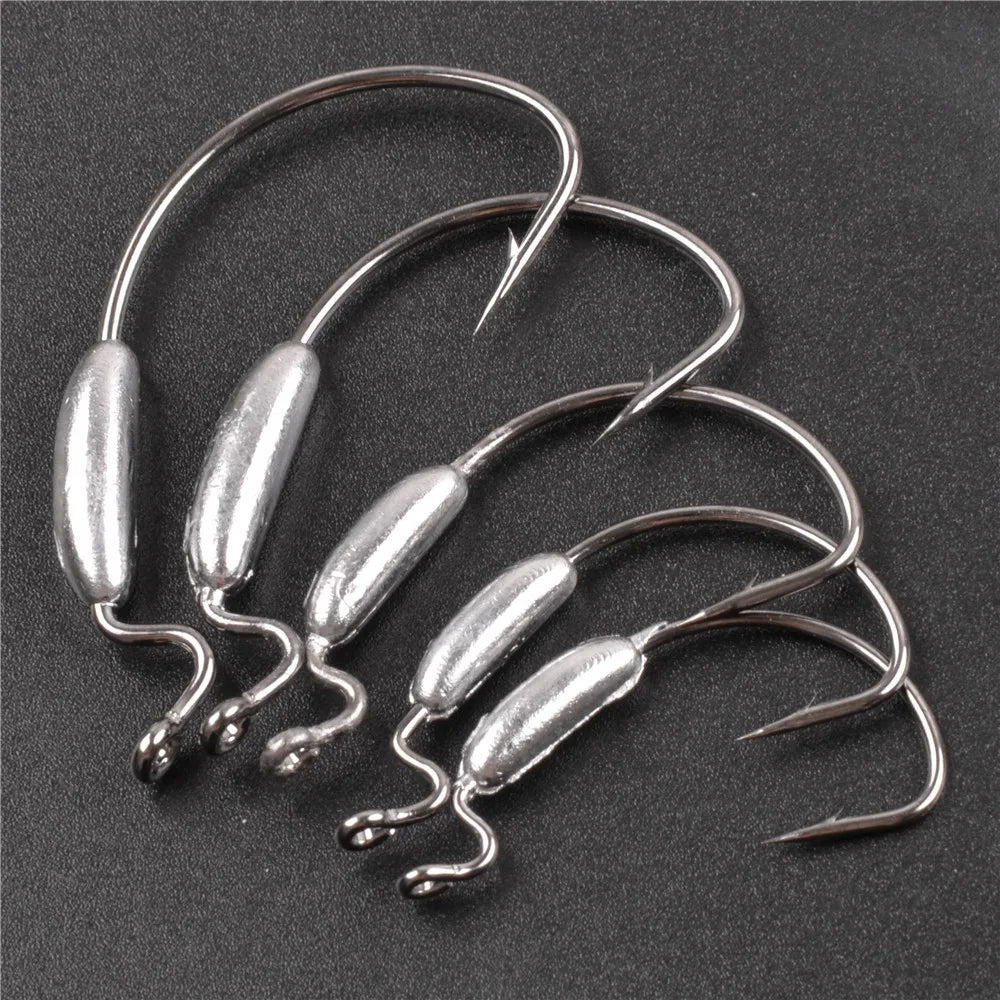 EASY CATCH Weighted Offset Hooks 10pcs