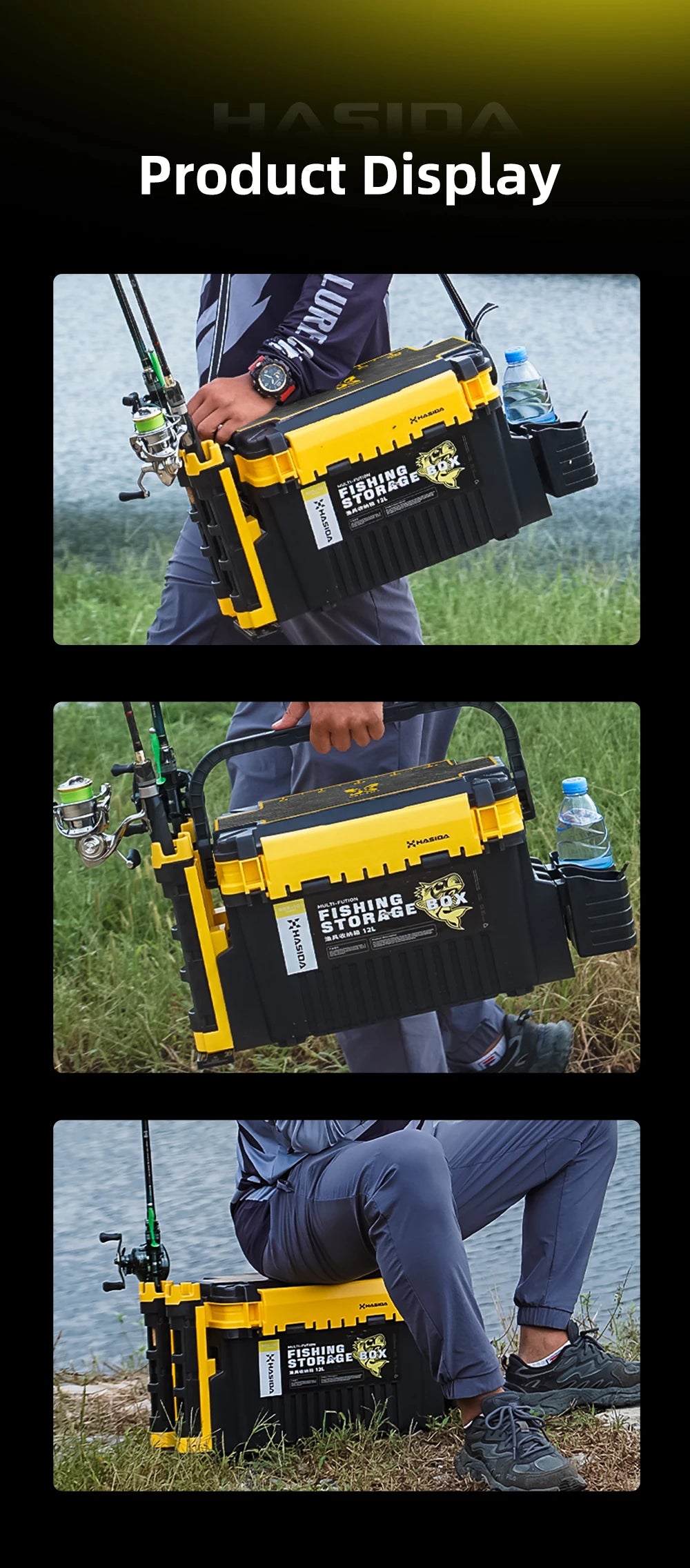 HISTAR Self-Locking Fishing Tackle Box