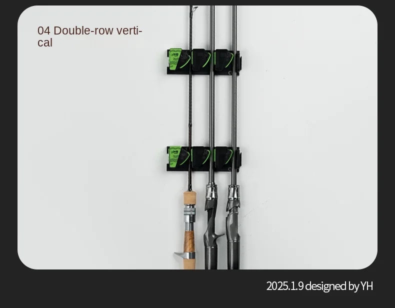 LINNHUE Wall Mounted Rod Holder