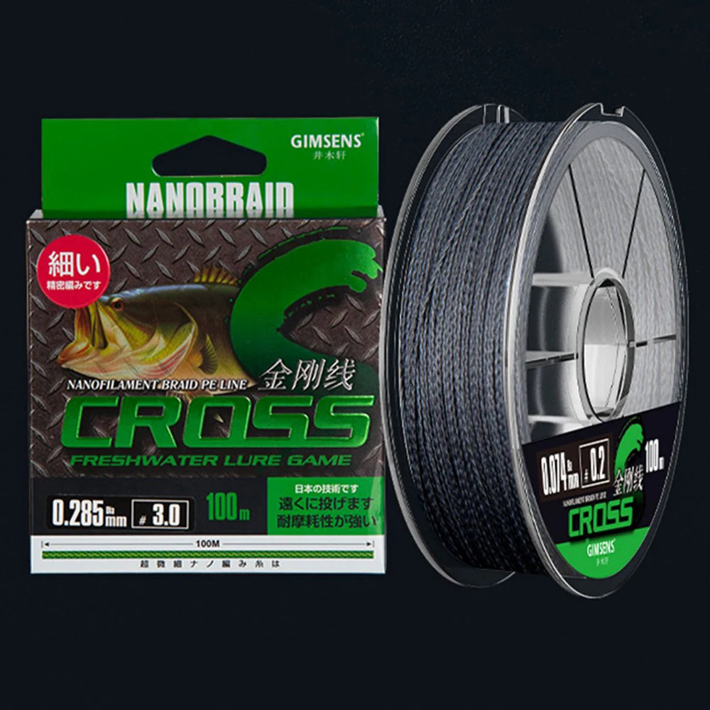 Thorns Line Gray Braided Fishing Line