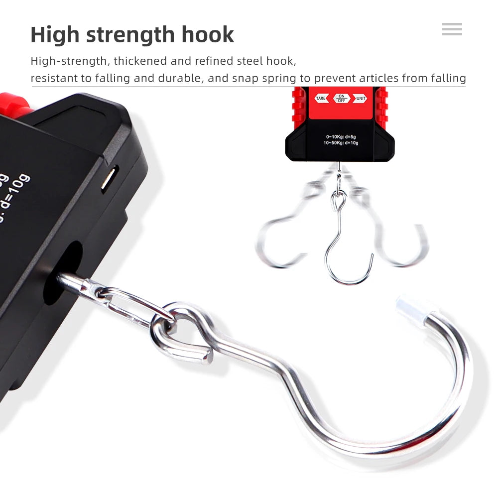 JUANJUAN 50kg Digital Fishing Scale