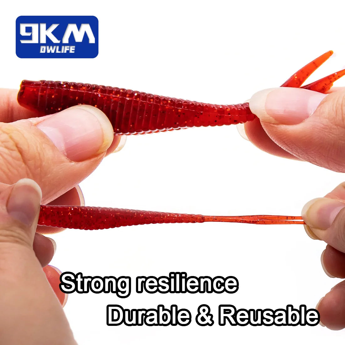 9KM DWLIFE Soft Plastic Minnow 15pcs