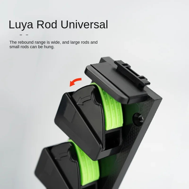 LINNHUE Wall Mounted Rod Holder