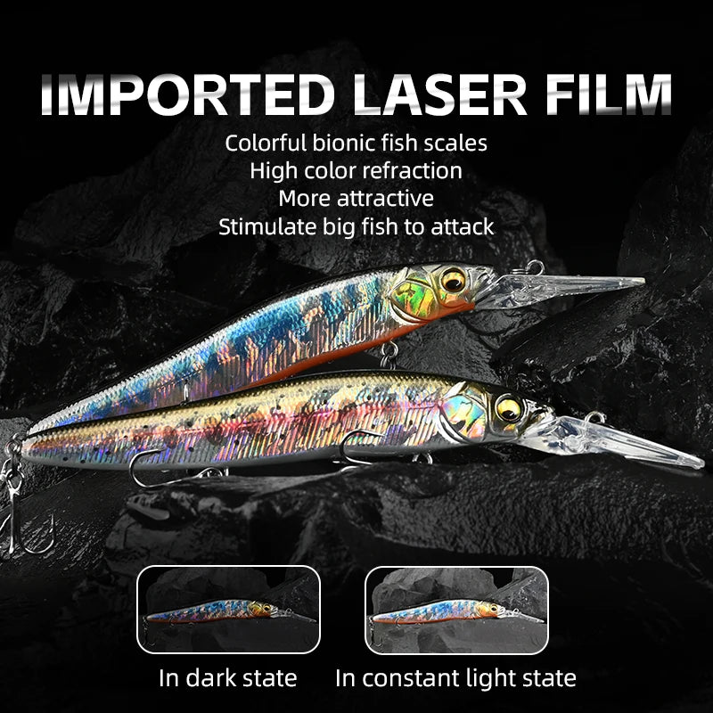 MEREDITH Minnow Slow Sinking Crankbait