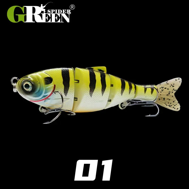GREENSPIDER Slow-Sinking Hard Swimbait